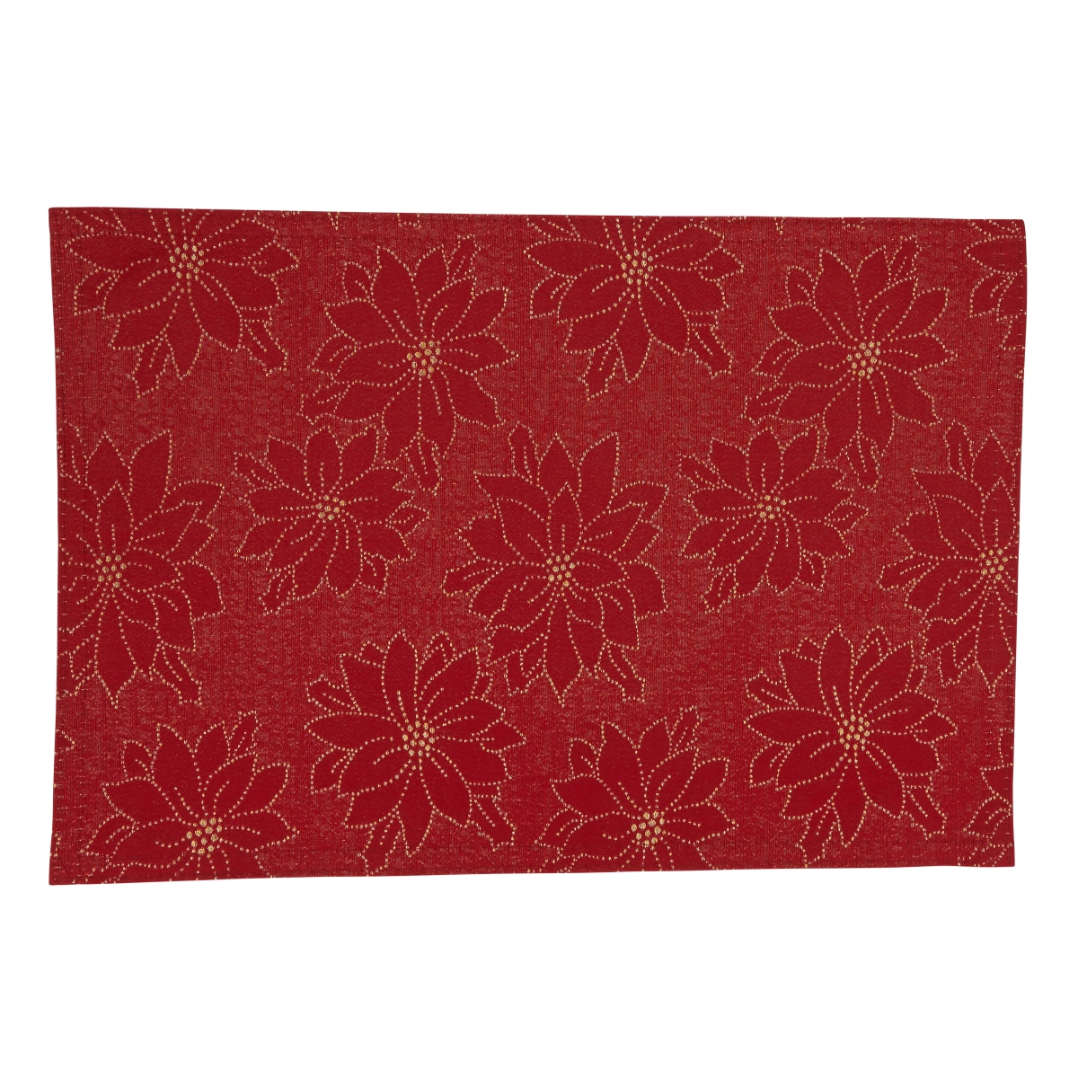 UPC 714224604431 product image for 13 x 19 in. Oblong Poinsettia Design Placemats - Set of 4 | upcitemdb.com
