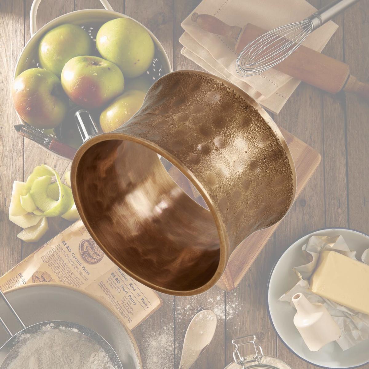 Picture of Saro Lifestyle NR988.DG Hammered Napkin Rings - Set of 4