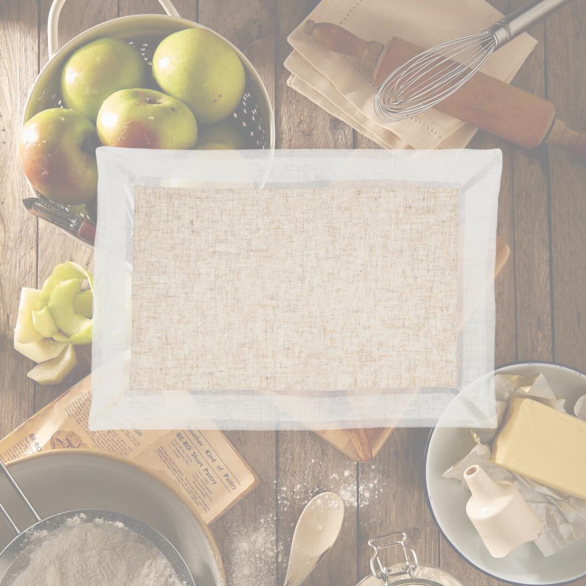 Picture of Saro Lifestyle 3312.N1420B 14 x 20 in. Two Tone Placemats, Natural - Set of 4