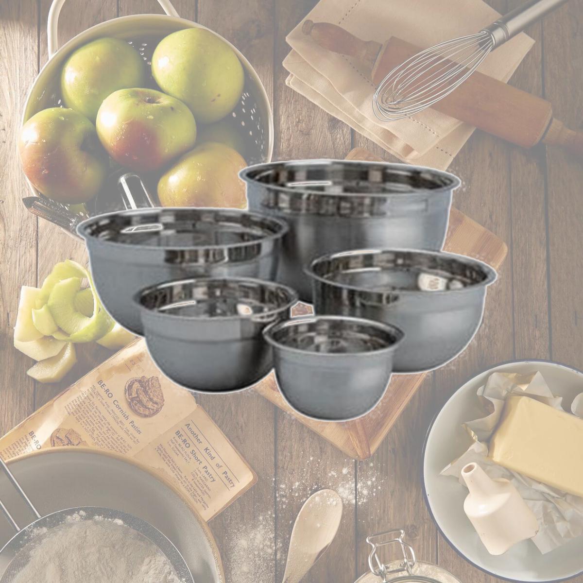 Picture of Star Dist 92365 Stainless Steel German Bowl Set - Piece of 5