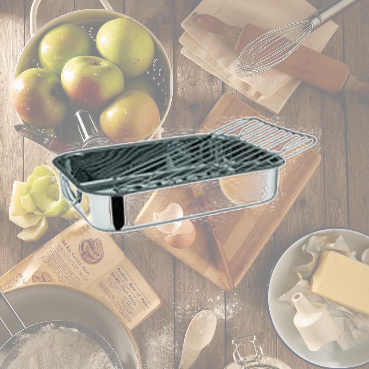 Picture of Star Distributors 82151 Stainless Steel Lasagna Pan With Rack