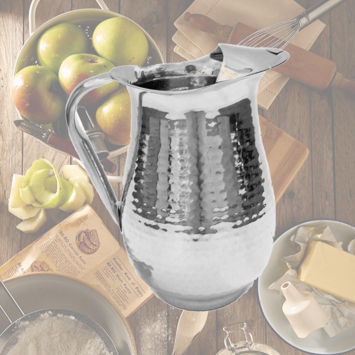 Picture of Star Distributors 82271 Stainless Steel Hammered Jug 2 liter