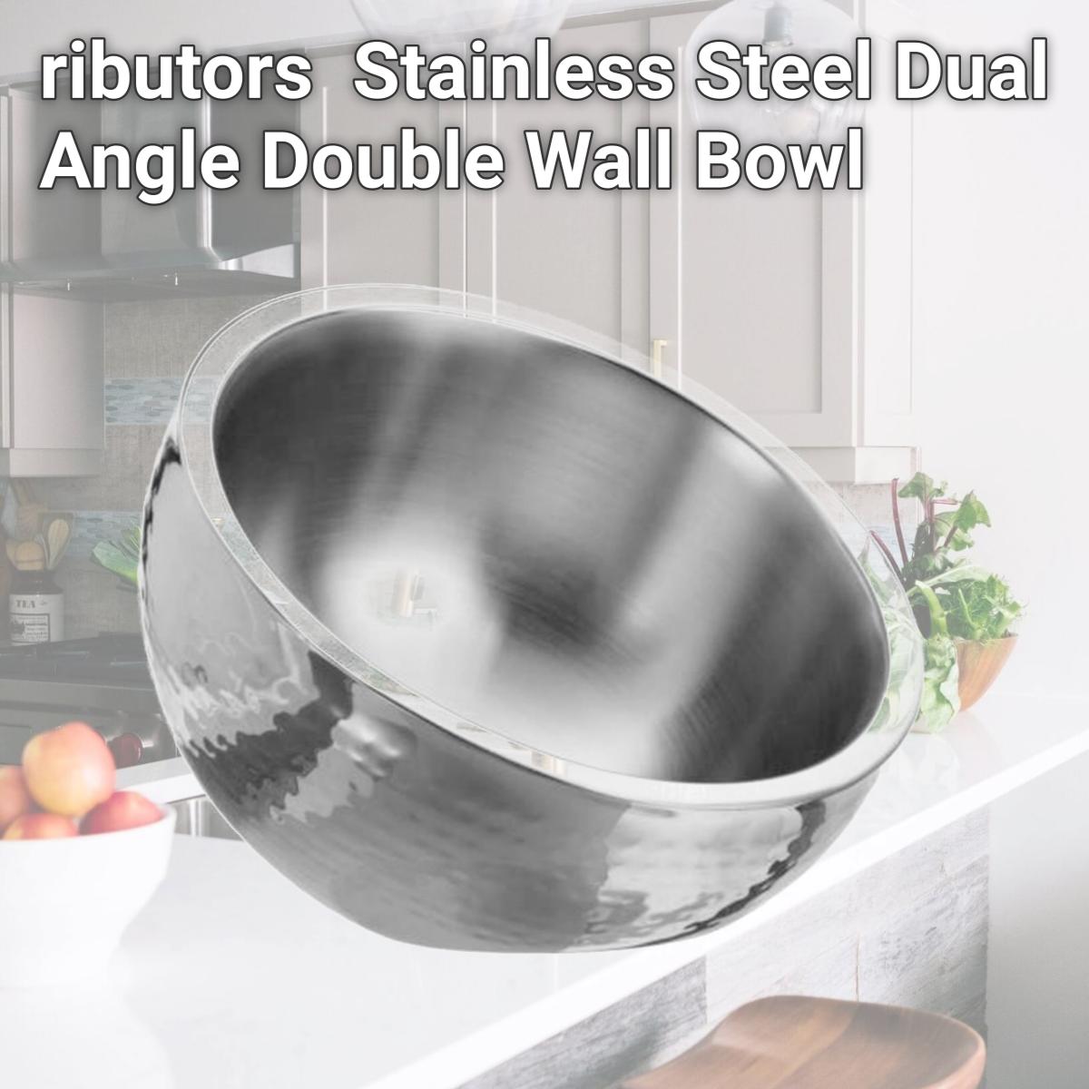 Picture of Star Distributors 82277 Stainless Steel Dual Angle Double Wall Bowl