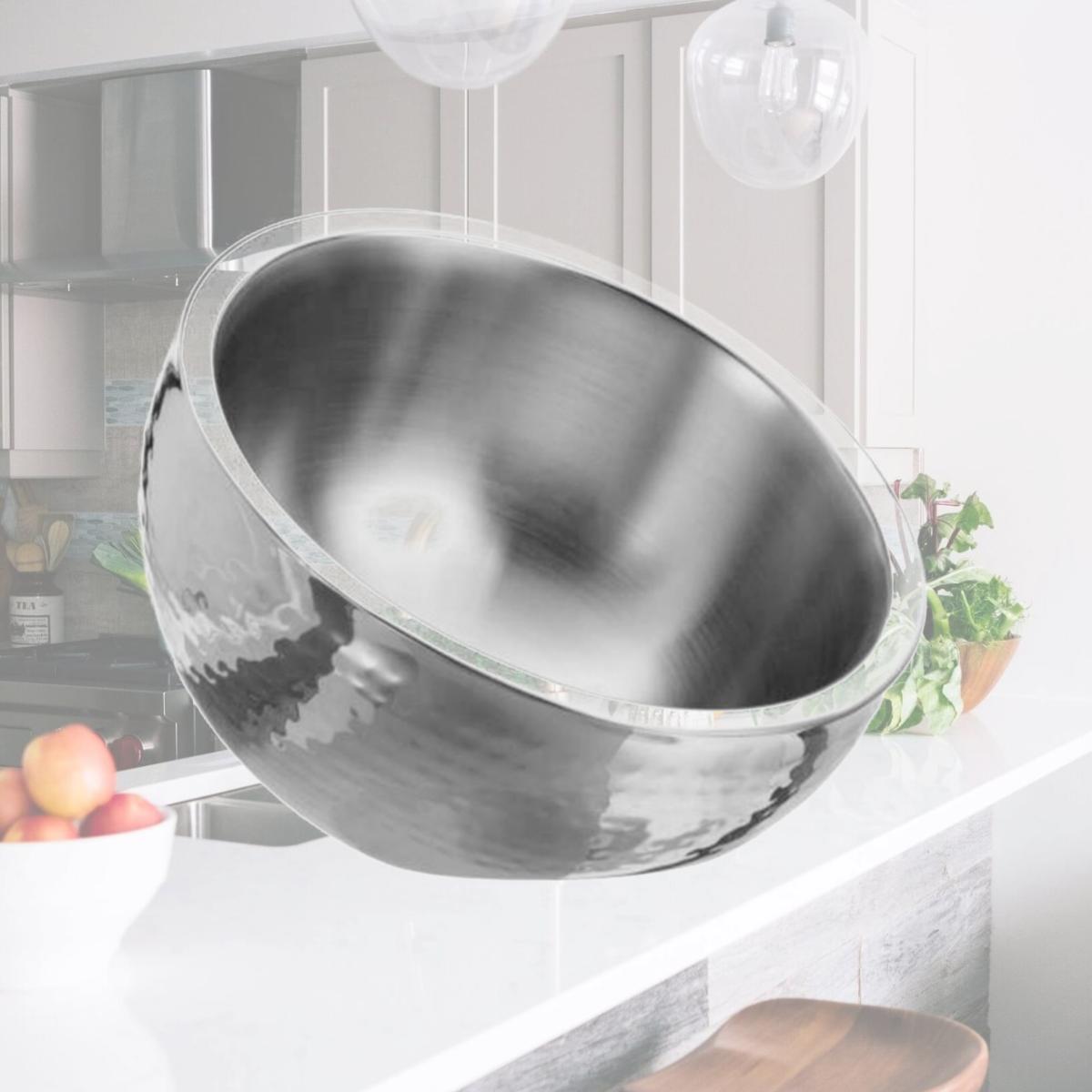 Picture of Star Distributors 82277 Stainless Steel Dual Angle Double Wall Bowl