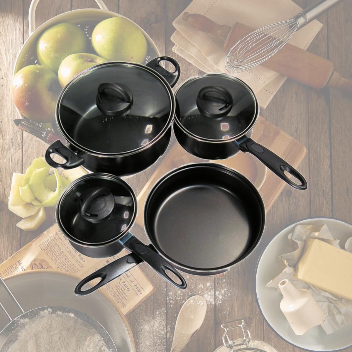 Picture of Star Distributors 82333 Nonstick Cookware Set- 7 Piece