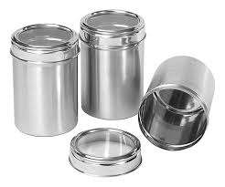 2066 Stainless Steel Canister Set, 3 Piece