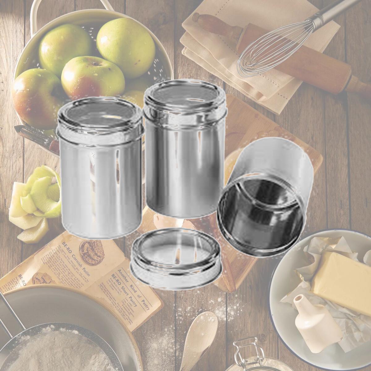 Picture of Starcrafts 2066 Stainless Steel Canister Set, 3 Piece