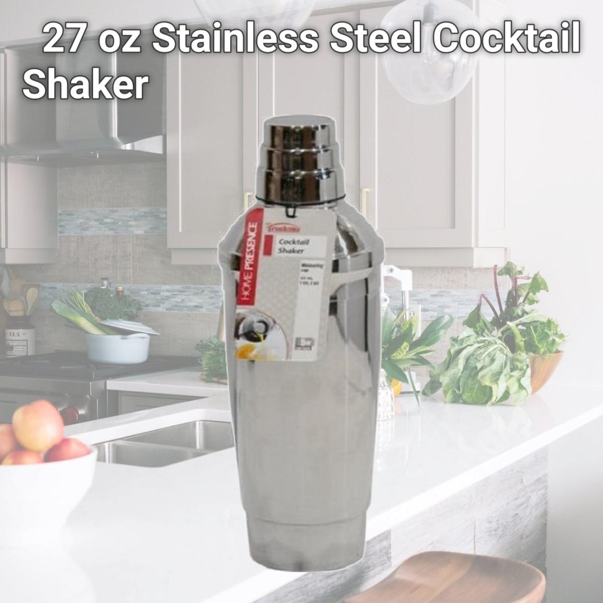 Picture of Starcrafts 2334 27 oz Stainless Steel Cocktail Shaker