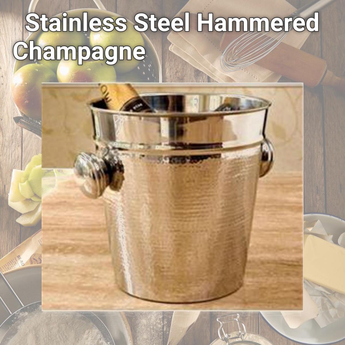 Picture of Starcrafts 92230 Stainless Steel Hammered Champagne