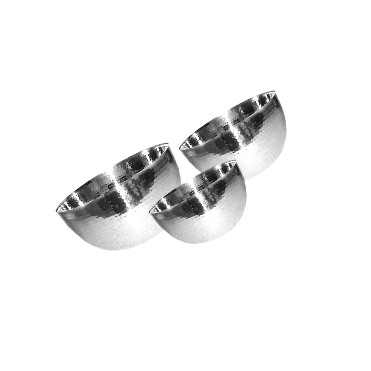 Picture of Starcrafts 92297 Stainless Steel Hammered Bowl Set, 3 Piece