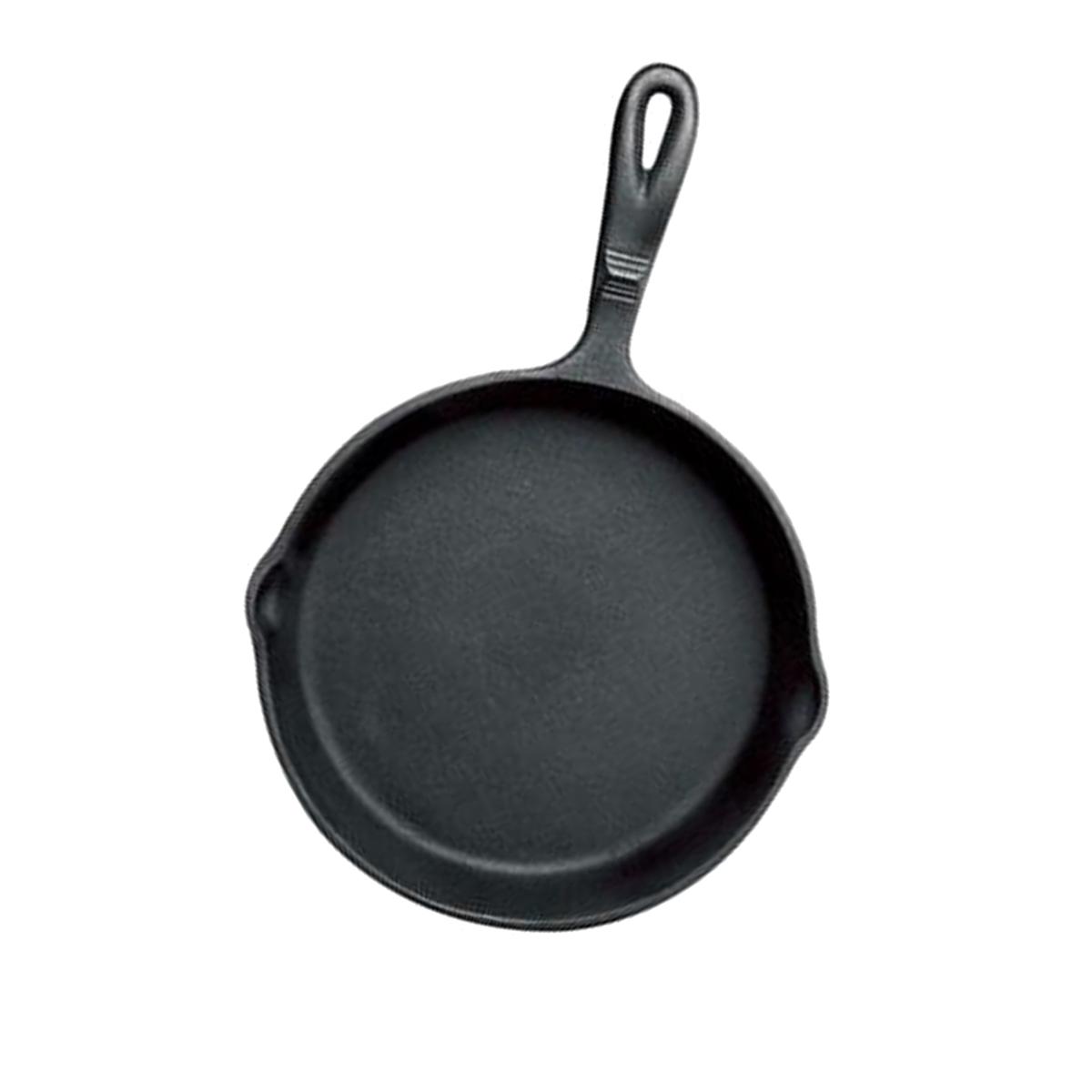 Picture of StarCrafts PS182 8 in. Pre-Seasoned Non-Stick Cast Iron Skillet, Black
