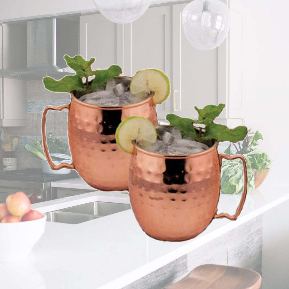 Picture of Starcrafts 92084 Hammered Moscow Mug Set - 2 Piece