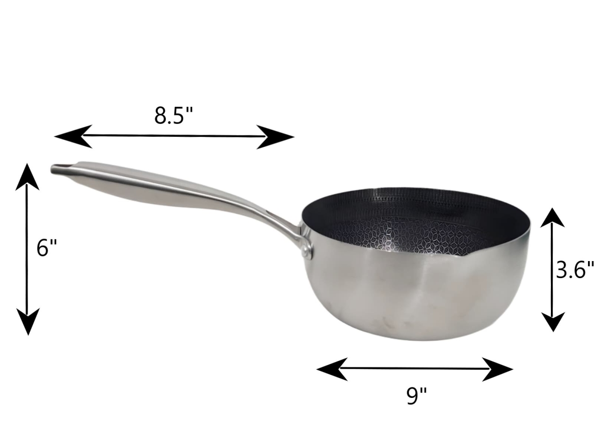 Picture of STARCRAFTS 1515 Saucepan 22cm with Honeycomb Design, Exterior Stainless Steel