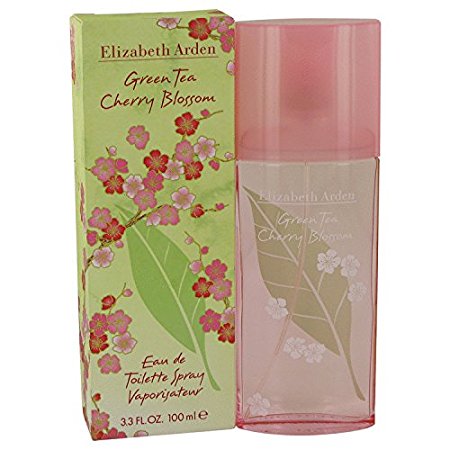 10020714 3.3 Oz Green Tea Cherry Blossom Eau De Toilette Spray For Women