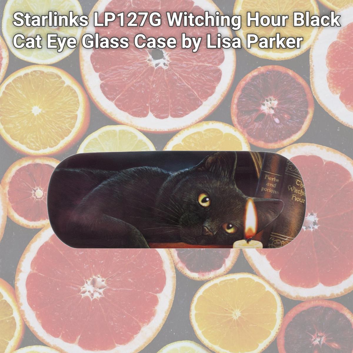 Picture of Starlinks LP127G Witching Hour Black Cat Eye Glass Case by Lisa Parker