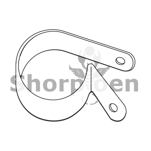 250167ccn06 0.25 X 0.167 X 0.410 In. Standard Cable Clamps - Nylon
