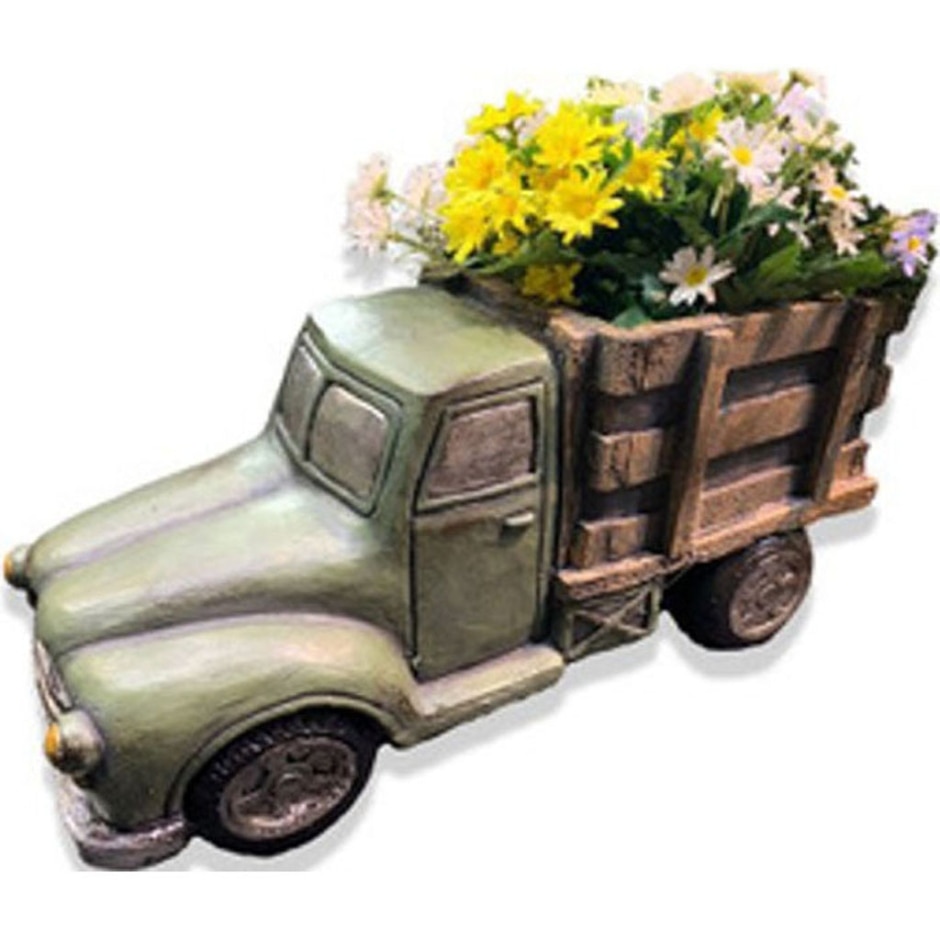 EAN 8714982185465 product image for ZYCT272 19.8 in. Stake Box Truck MGO Planter, Green | upcitemdb.com