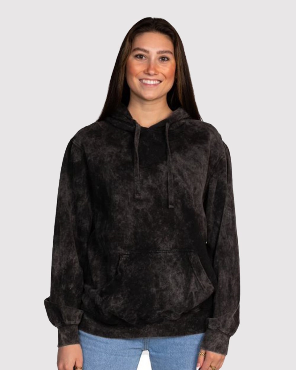 GTIN 847363048481 product image for B04414534 Premium Fleece Mineral Wash Hooded Sweatshirt, Kale - Medium | upcitemdb.com