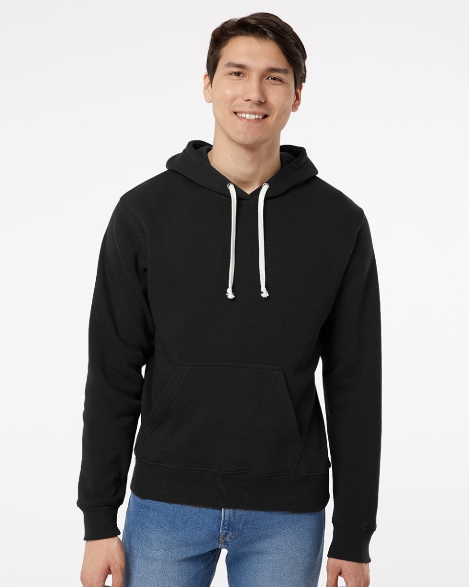UPC 848273085740 product image for J. America B23628695 Triblend Fleece Hooded Sweatshirt, Chambray Aloha Tribl | upcitemdb.com