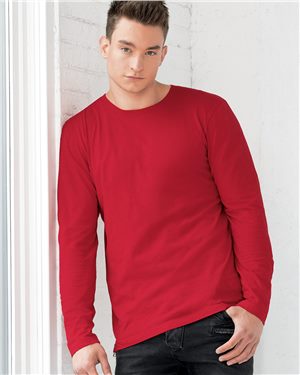 UPC 052987000122 product image for B96338999 100 Precent Combed Ringspun Cotton Long Sleeve Fine Jersey T-Shirt, Vi | upcitemdb.com