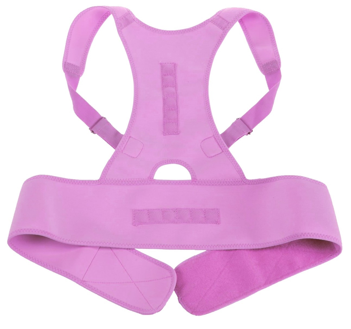 Lp4036549 Medical Grade Adjustable Magnetic Back Posture Support, Pink - Large