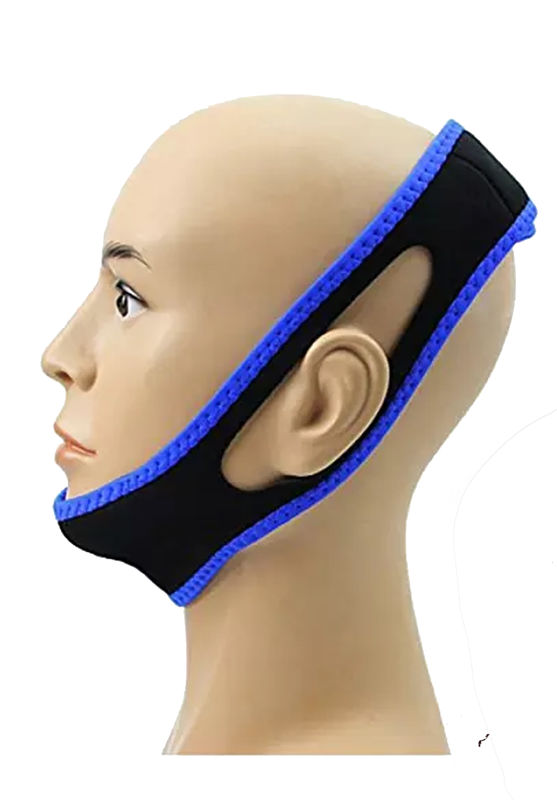 4036813 Snore Relief Adjustable Snoring Chin Strap, Blue