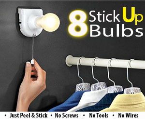 2042328p Led Instant Portable Light Bulb - 8 Piece