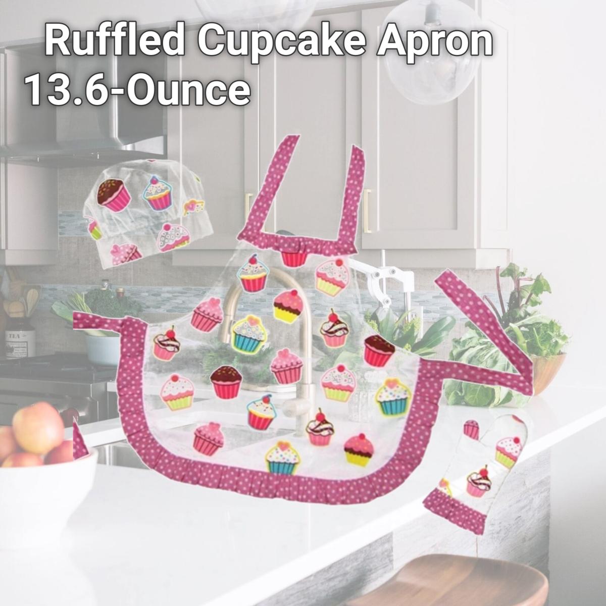 Picture of Sassafras Enterprises 22108 Ruffled Cupcake Apron  13.6-Ounce