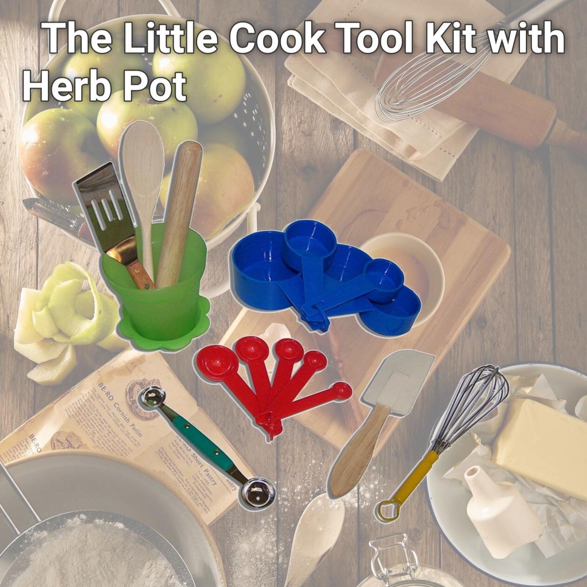 Picture of Sassafras Enterprises 22226BX The Little Cook Tool Kit with Herb Pot
