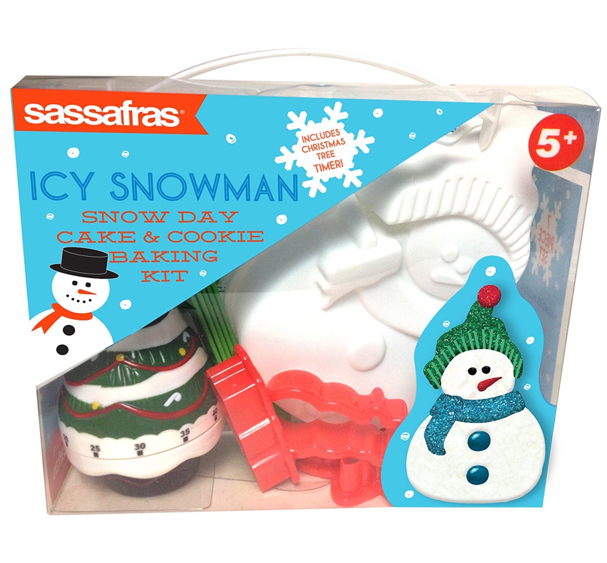 Sassafras 2355sw Icy Snowman Baking Kit