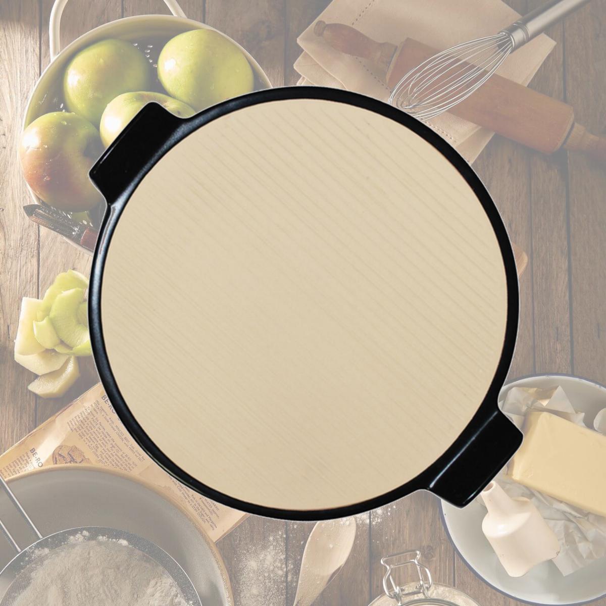 Picture of Sassafras Enterprises 2664 Superstone Barbecue Pizza Stone with Handles Easy Grip
