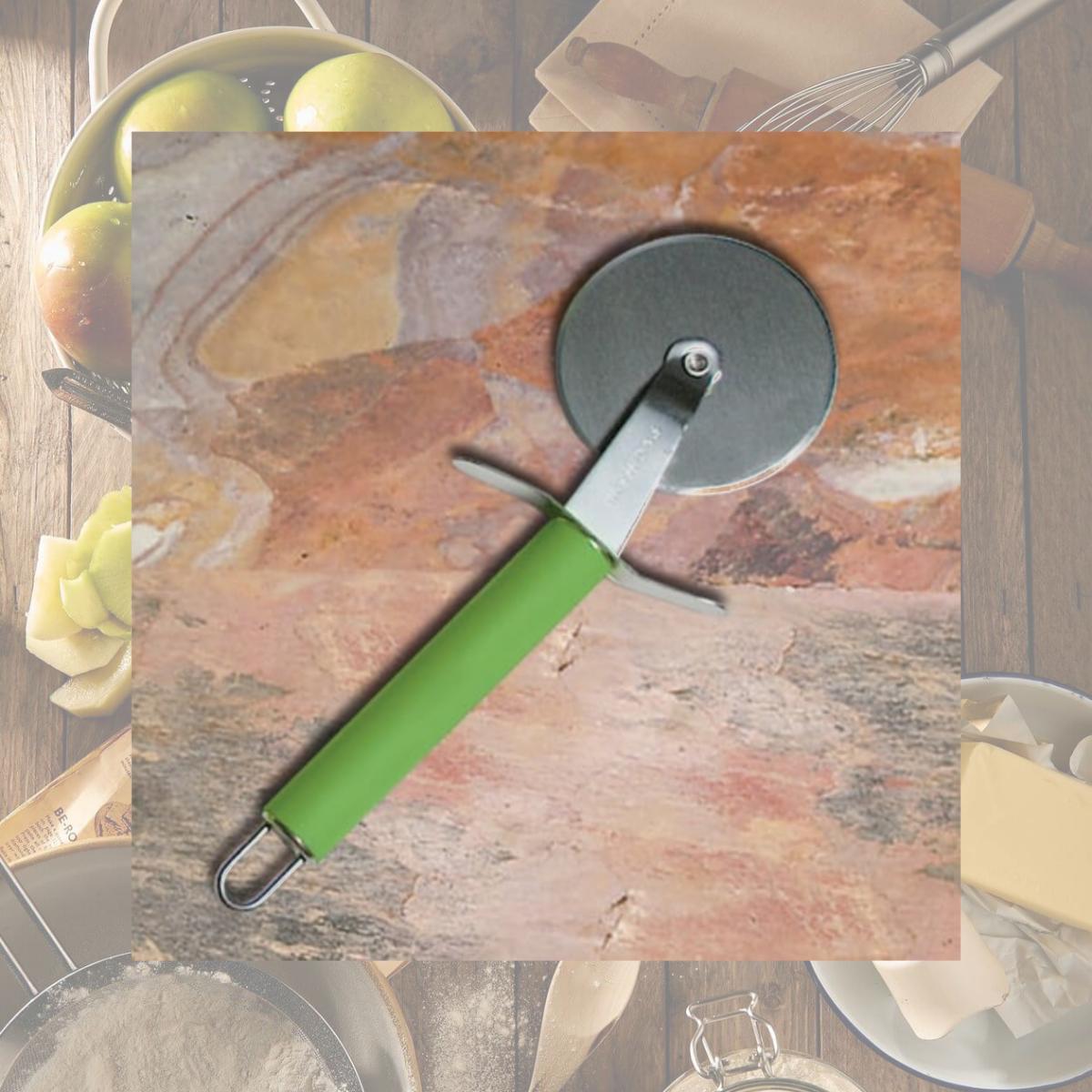 Picture of Sassafras Enterprises 2668 Pizza Cutter with Mango, Green