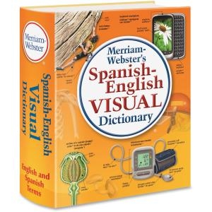 Merriam Webster 2925 Spanish-english Visual Dictionary Paperback, 1152 Pages