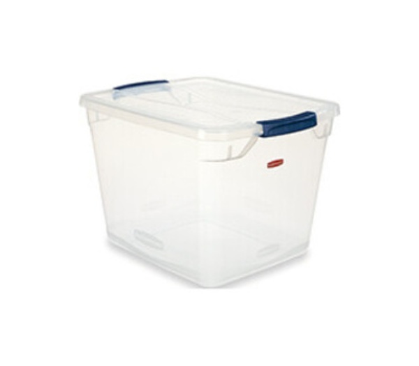 UNXRMCC300014 Clever Store Basic Latch-Lid Container - 30 qt. - Clear
