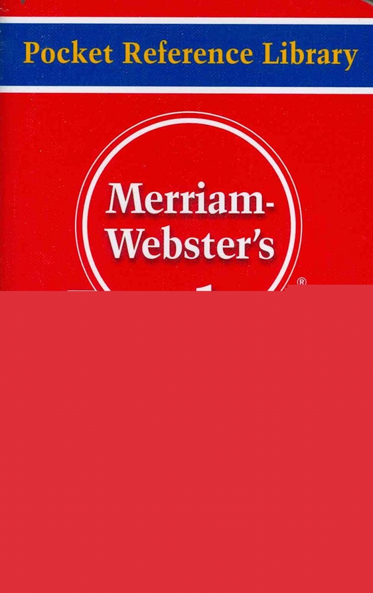 Merriam Webster 530 Pocket Dictionary Paperback 416 Pages