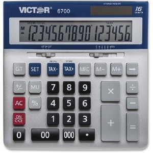 6700 16 Digit Extra Large Desktop Calculator