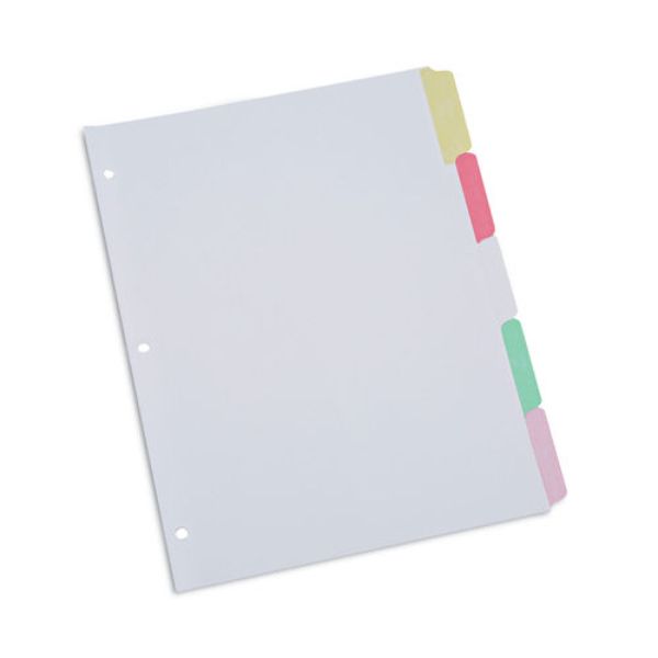 UPC 087547208168 product image for UNV20816 Deluxe Write-On & Erasable Tab Index - 5-Tab - 11 x 8.5 in. - White | upcitemdb.com