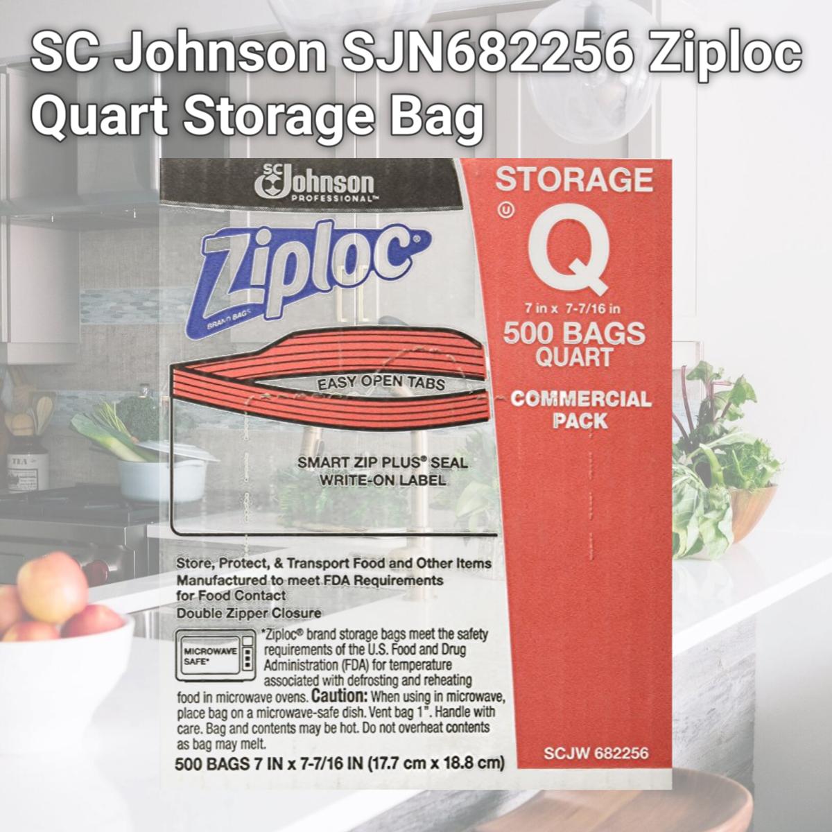 Picture of SC Johnson SJN682256 Ziploc Quart Storage Bag