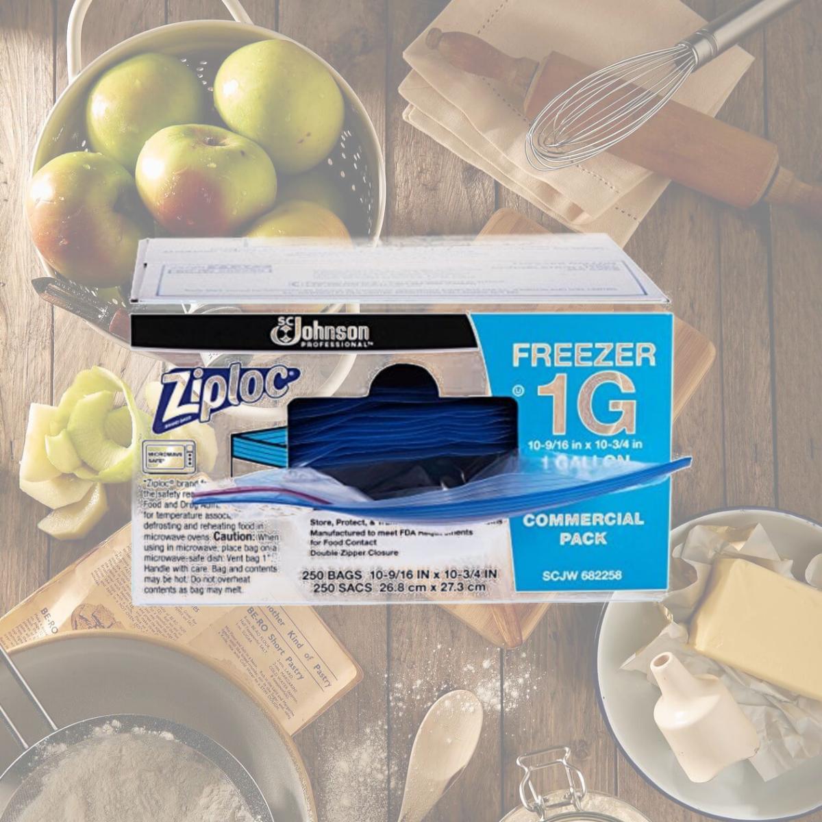 Picture of SC Johnson SJN682258 Ziploc freezer Gallon Bag