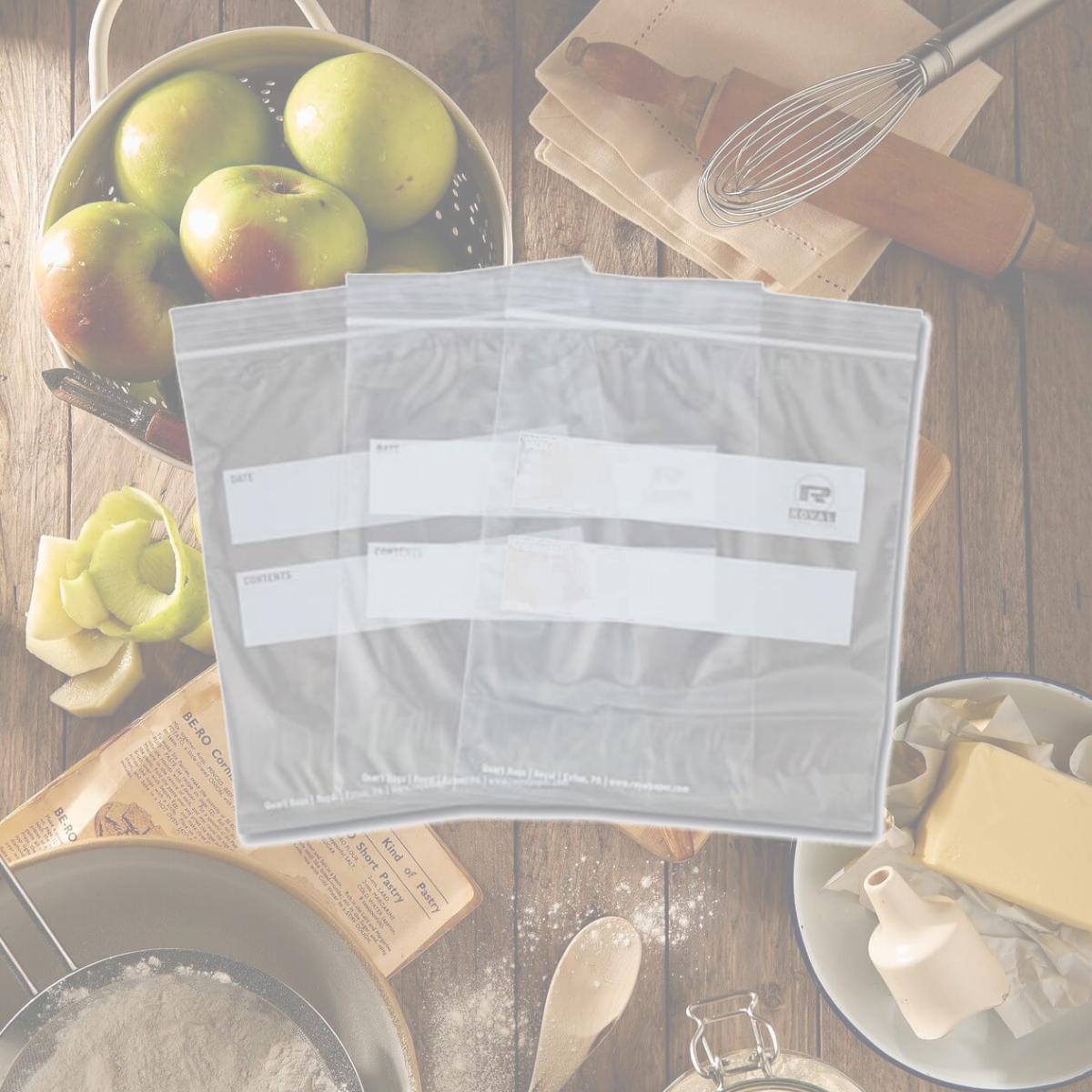 Picture of Amer Care Royal RPPZBQ78 7 x 7.99 in. Zipper Bags, Clear - 500 Count