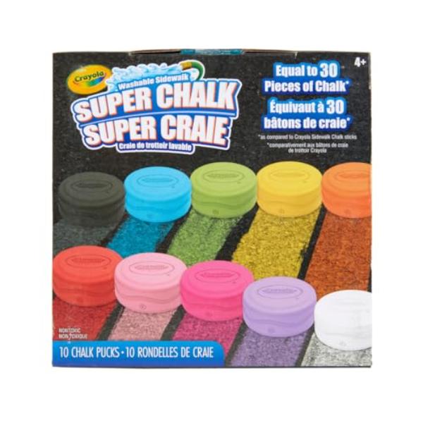 UPC 071662183035 product image for CYO518303 Crayola Washable Sidewalk Super Chalk, Assorted Color - Count 10 | upcitemdb.com