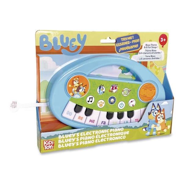 LTP18001 Music Time Band Electric Piano Keyboard Toy - Ages 3 & Up - Blue, Green & White