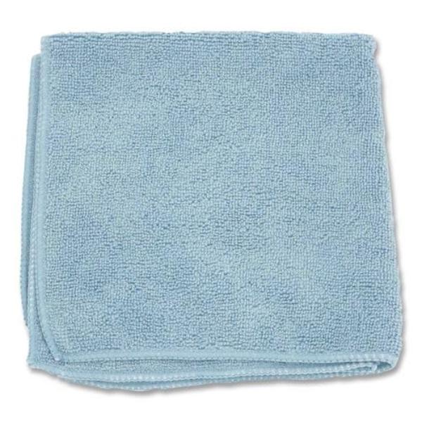 BWK12BLUCLOTH 12 x 12 in. Square Microfiber Cleaning Cloths, Blue - Pack of 12