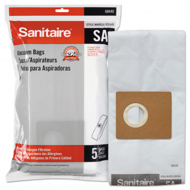 Floor Care Disposable Dust Bags Style Sa - 5 Per Pack, 10 Per Case