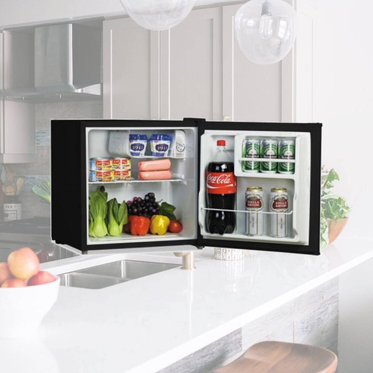 Picture of Alera ALERF616B 1.6 cu ft. Refrigerator with Chiller Compartment, Black