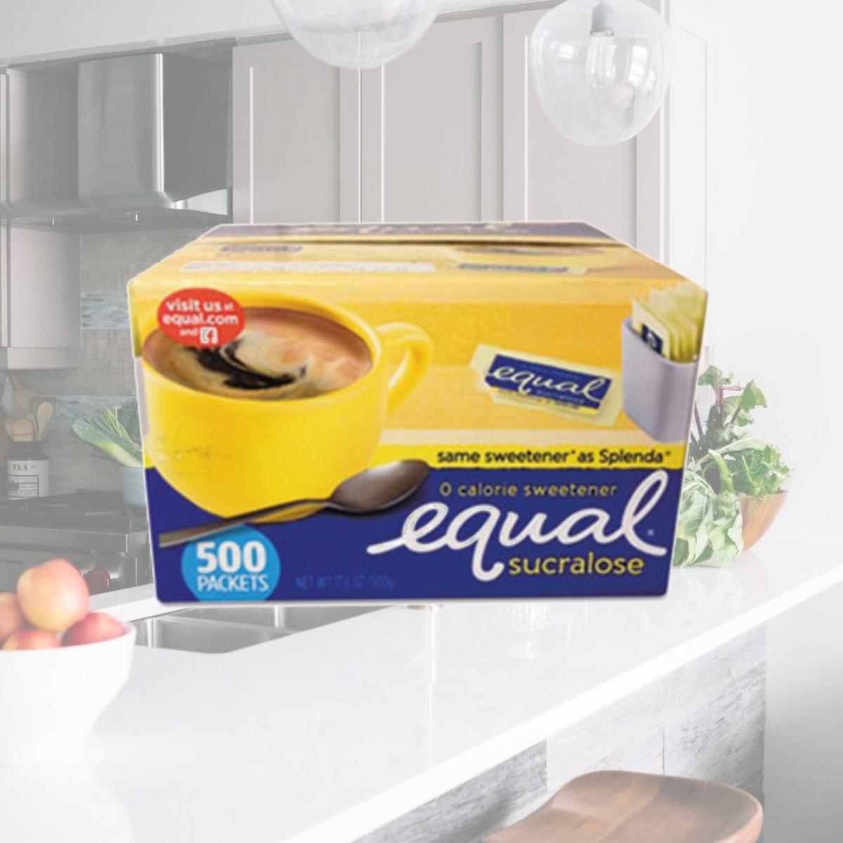 Picture of EQL 20008699 0.035 oz Zero Calorie Sweetener Packets - 500 per Box