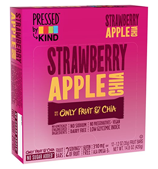 24842 1.2 Oz Bar Strawberry Apple Chia - 12 Per Box