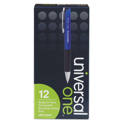 UPC 087547155417 product image for UNV15541 1 mm Advanced Ink Retractable Ballpoint Pen, Blue Ink & Blue - Dozen | upcitemdb.com