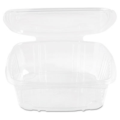 Gen-pak Ad48 8 X 8.5 X 2.5 In. 48 Oz Hinged Deli Container Plastic, Clear - 100 Per Bag 2 Bag Per Case