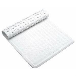Rubbermaid Commercial Products 1982726 Safti-grip Latex-free Vinyl Bath Mat - White